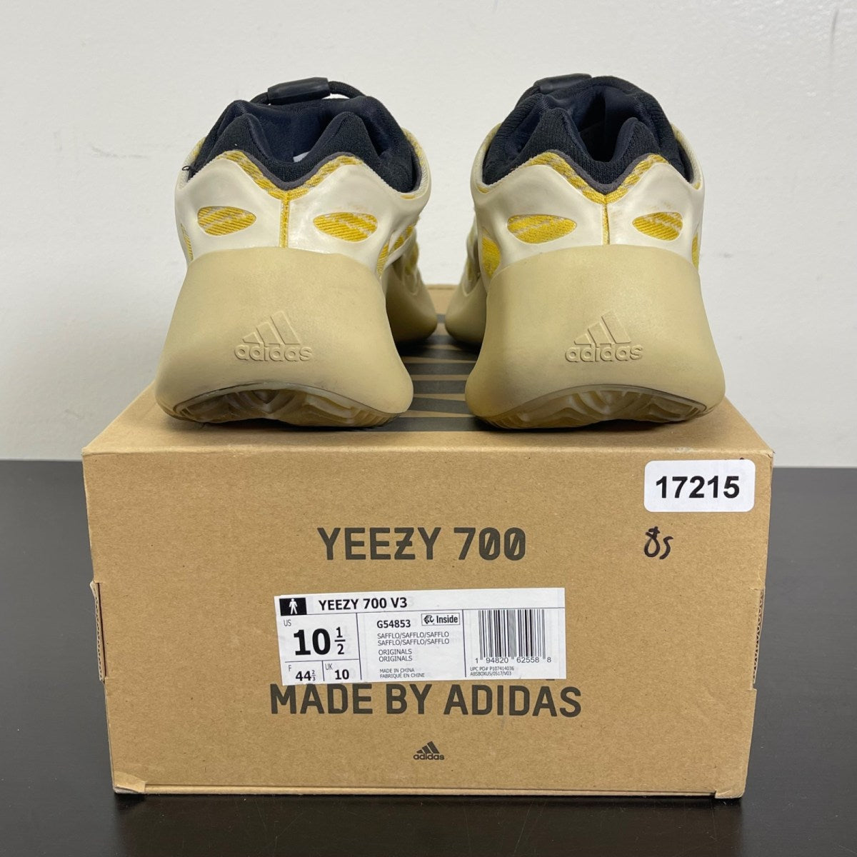 adidas Yeezy 700 V3 Safflower 10.5 (Moderately Worn Pre-Owned)adidasSafflower/Safflower/Safflower - Image 4