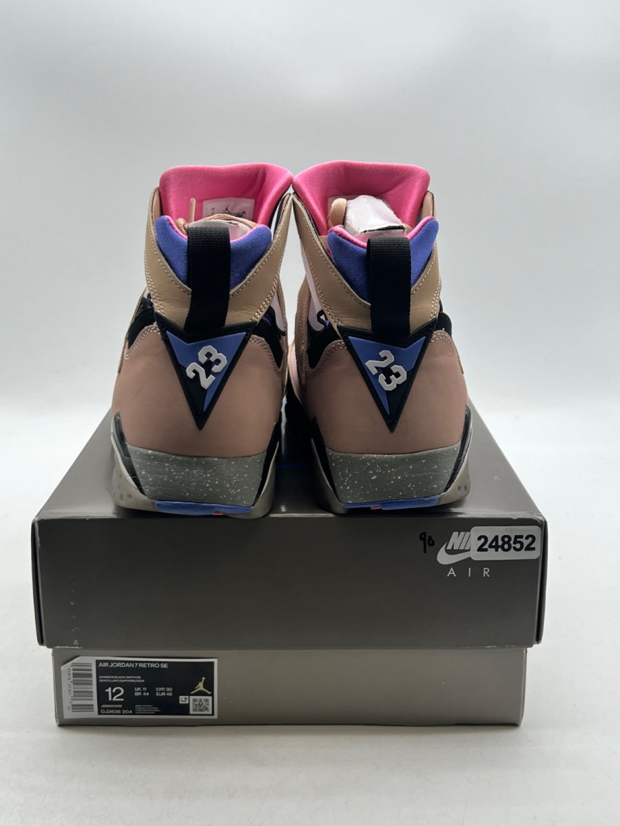 Jordan 7 Retro SE Sapphire 12 (Lightly Worn Pre-Owned)JordanShimmer/Black/Sapphire - Image 3