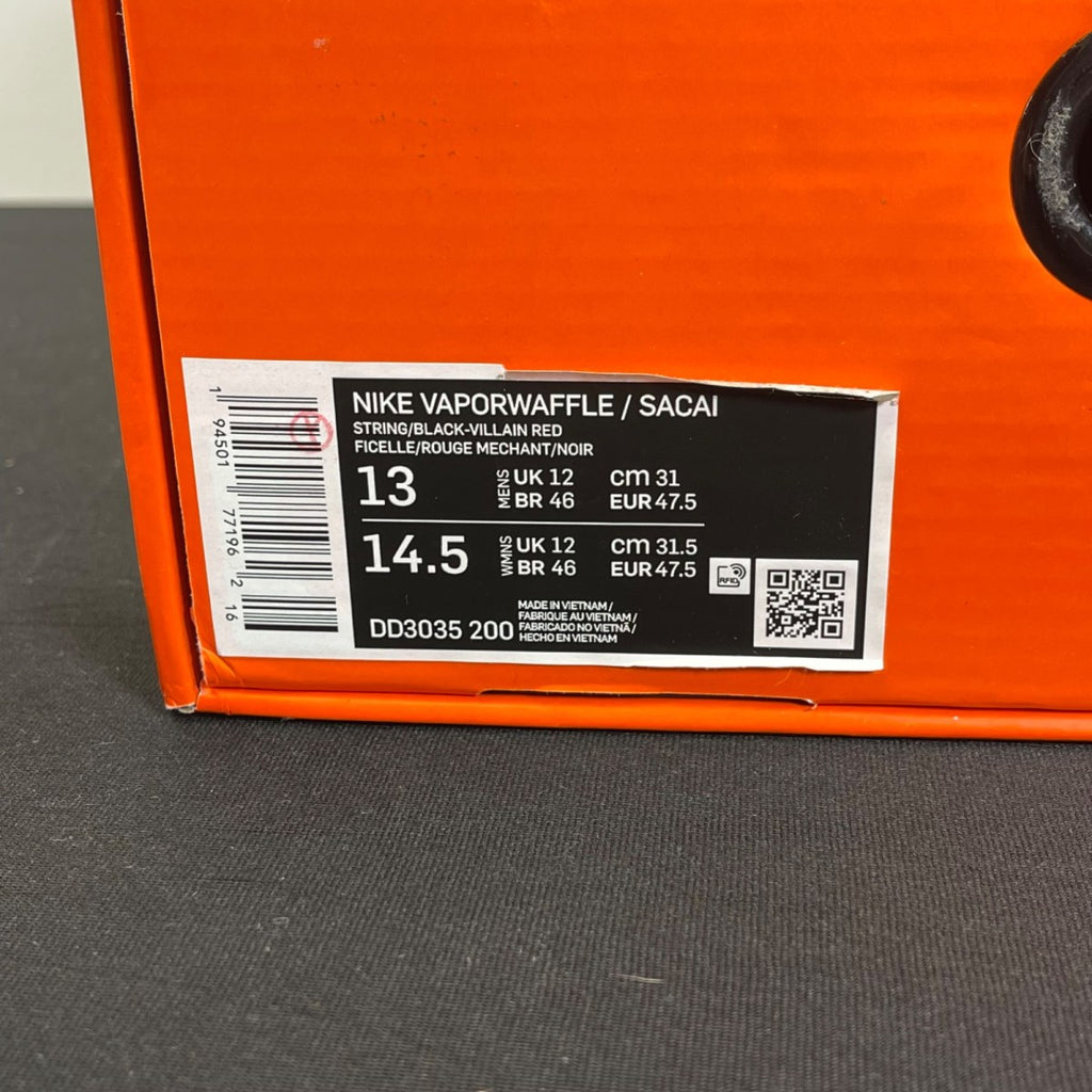 Nike Vaporwaffle sacai Villain Red Neptune Green (Size 13) - Image 7