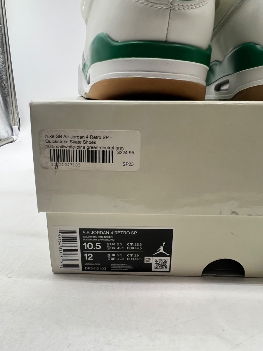 Jordan 4 Retro SB Pine Green 10.5 (Lightly Worn Pre-Owned) - Image 6