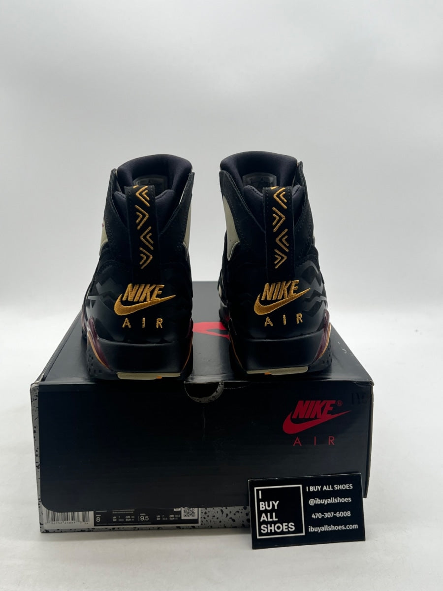 Jordan 7 Retro Black Olive 8 (Lightly Worn Pre-Owned) - Image 3