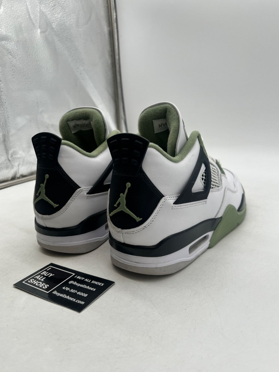 Jordan 4 Retro Seafoam (Women's) 11W (Lightly Worn Pre-Owned) - Image 5