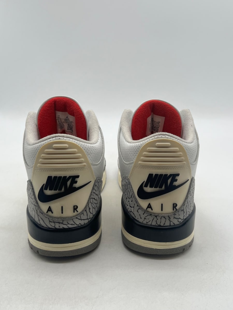 Jordan 3 Retro White Cement Reimagined 12 (Moderately Worn Pre-Owned) - Image 3