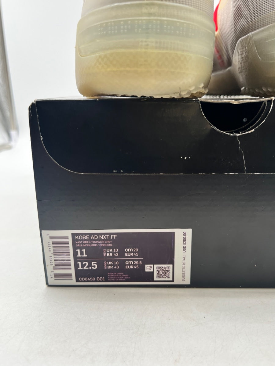 Nike Kobe AD NXT FF Vast Grey 11 (Lightly Worn Pre-Owned)NikeVast Grey/Thunder Grey - Image 6