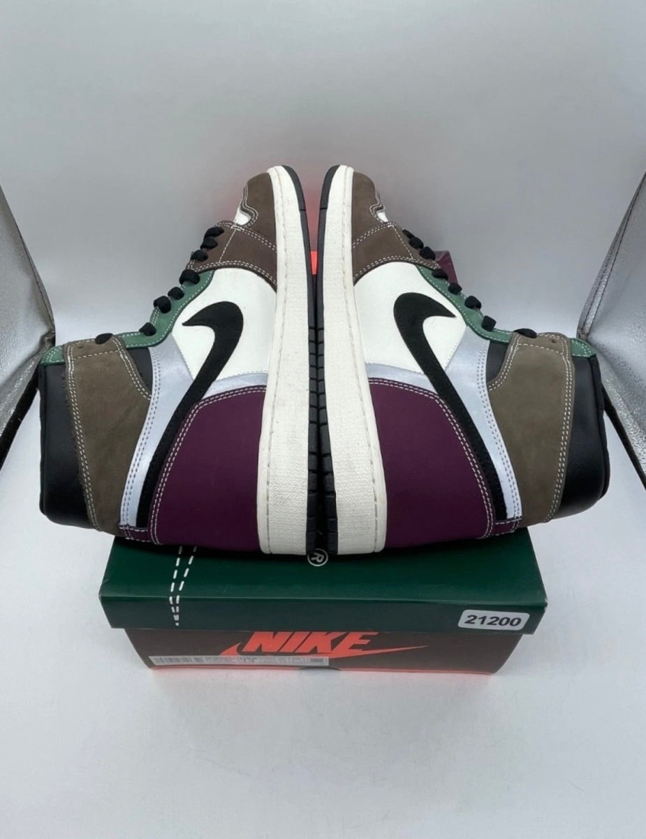 Jordan 1 Retro High OG Hand Crafted 13 (Lightly Worn Pre-Owned)JordanBlack/Archaeo Brown-Dark Chocolate - Image 6