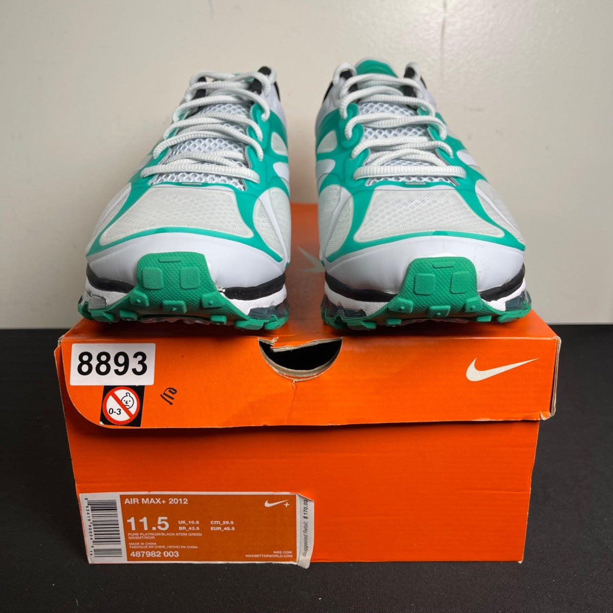 Nike Air Max+ 2012 (Size 11.5) - Image 2