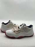Jordan 11 Retro Low White Red (2012) 9 (Heavily Worn Pre-Owned) - Image 1