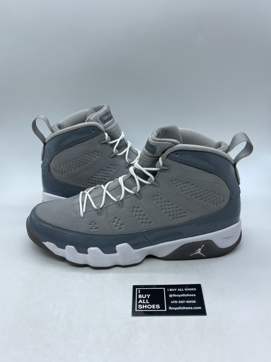 Jordan 9 Retro Cool Grey (2012) 13 (Heavily Worn Pre-Owned) - Image 1