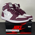 Jordan 1 Retro High OG Bordeaux 13 (Moderately Worn Pre-Owned)JordanBordeaux/White-Metallic Silver - Image 1