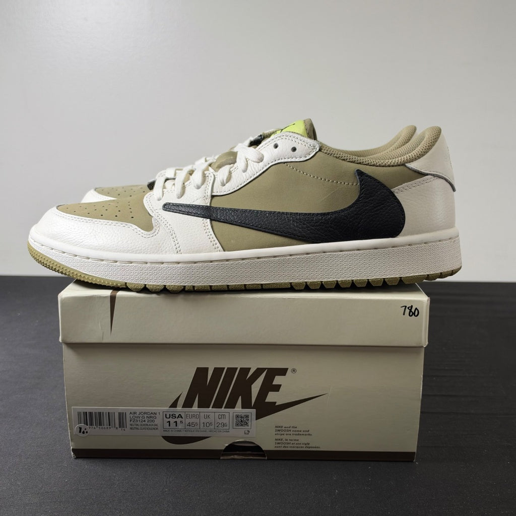 Jordan 1 Retro Low Golf Travis Scott Neutral Olive (Size 11.5) - Image 3