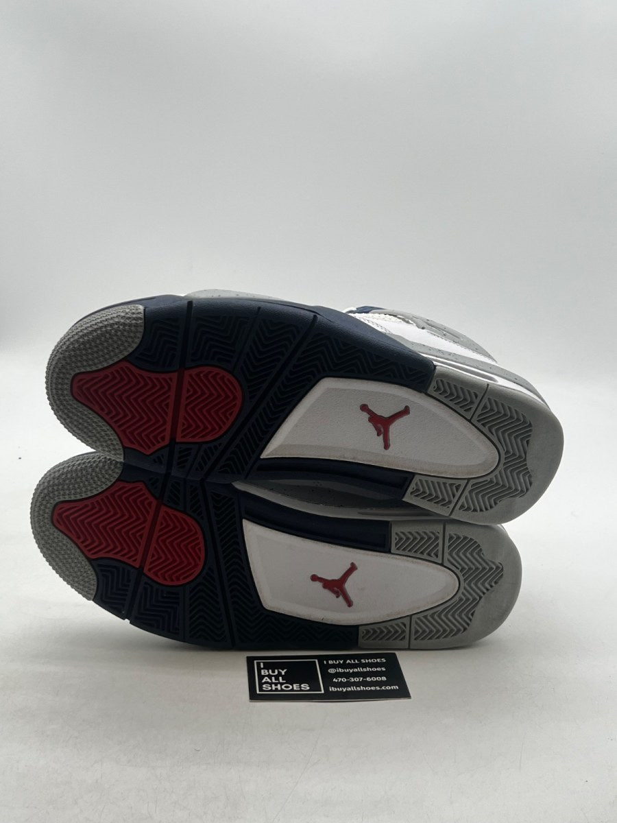 Jordan 4 Retro Midnight Navy 9.5 (Lightly Worn Pre-Owned) - Image 7