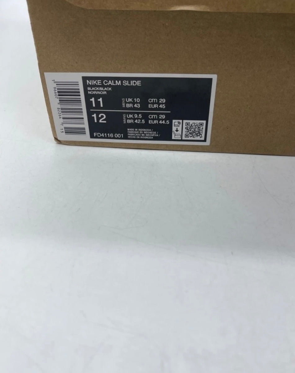 Nike Calm Slide Black 10 (Lightly Worn Pre-Owned)NikeBlack/Black - Image 9