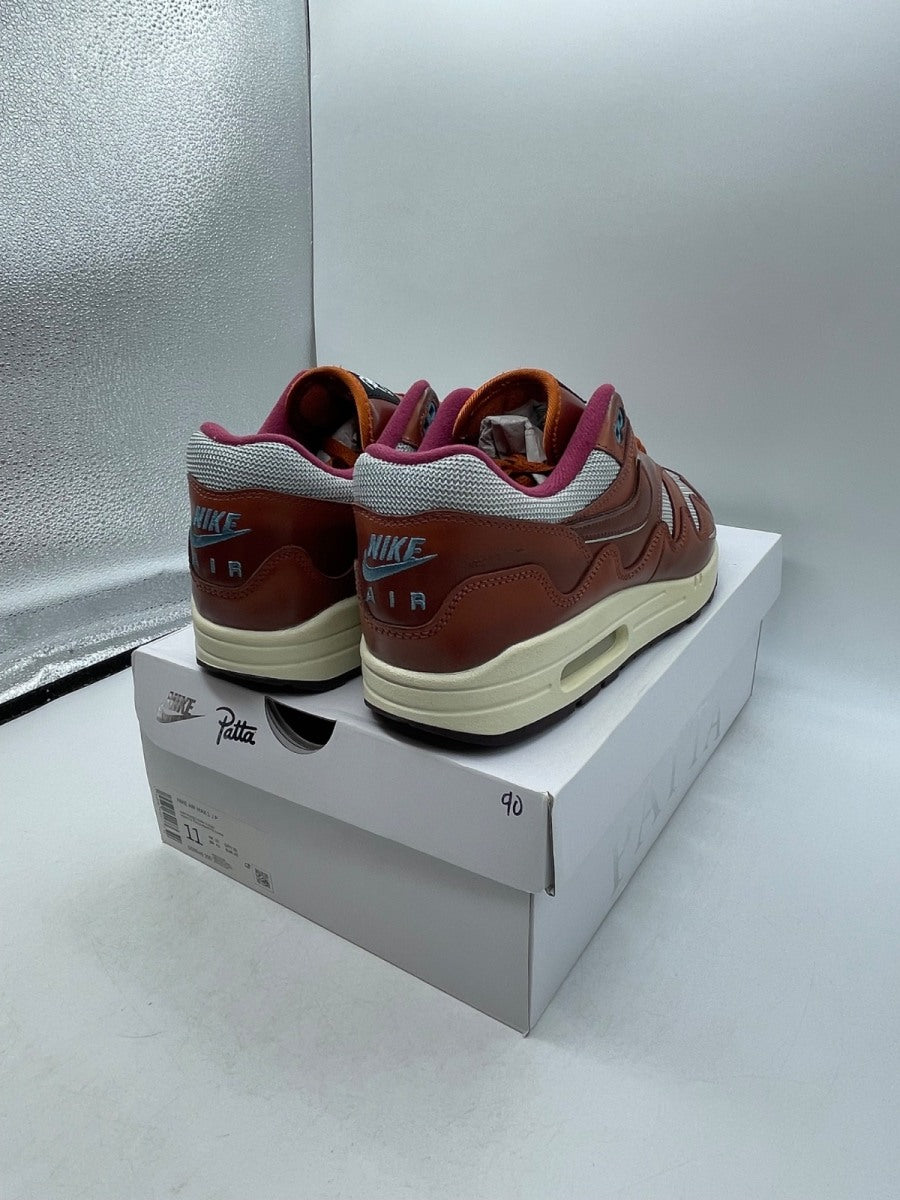 Nike Air Max 1 Patta The Next Wave Dark Russett 11 (Moderately Worn Pre-Owned)NikeDark Russet/Dark Russet-Metallic Silver - Image 5