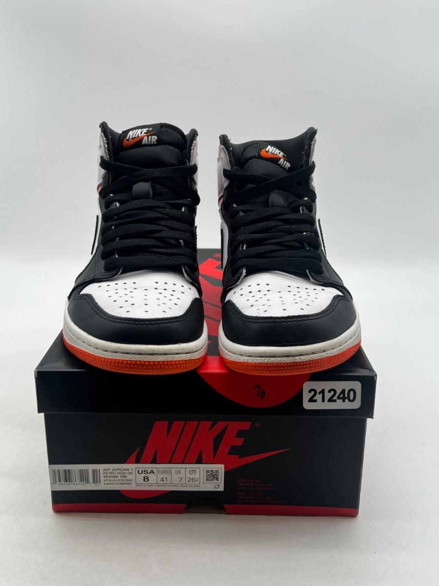 Jordan 1 Retro High Electro Orange 8 (Lightly Worn Pre-Owned) - Image 2