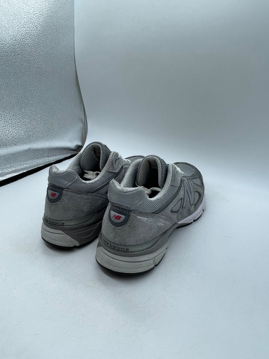 New Balance 990v4 MiUSA Grey Silver 10 (Moderately Worn Pre-Owned) - Image 5