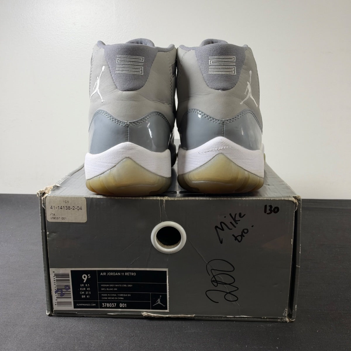 Jordan 11 Retro Cool Grey (2010) (Size 9.5)