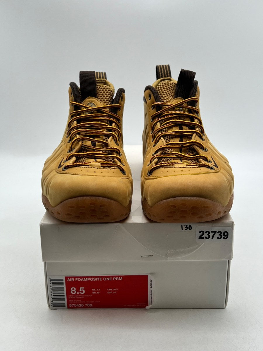 Nike Air Foamposite One Wheat 8.5 (Moderately Worn Pre-Owned)NikeHaystack/Track Brown - Image 2