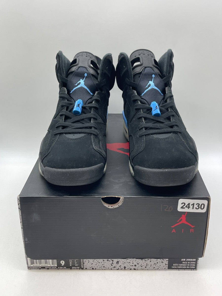 Jordan 6 Retro UNC 9 (Moderately Worn Pre-Owned)JordanBlack/University Blue - Image 2