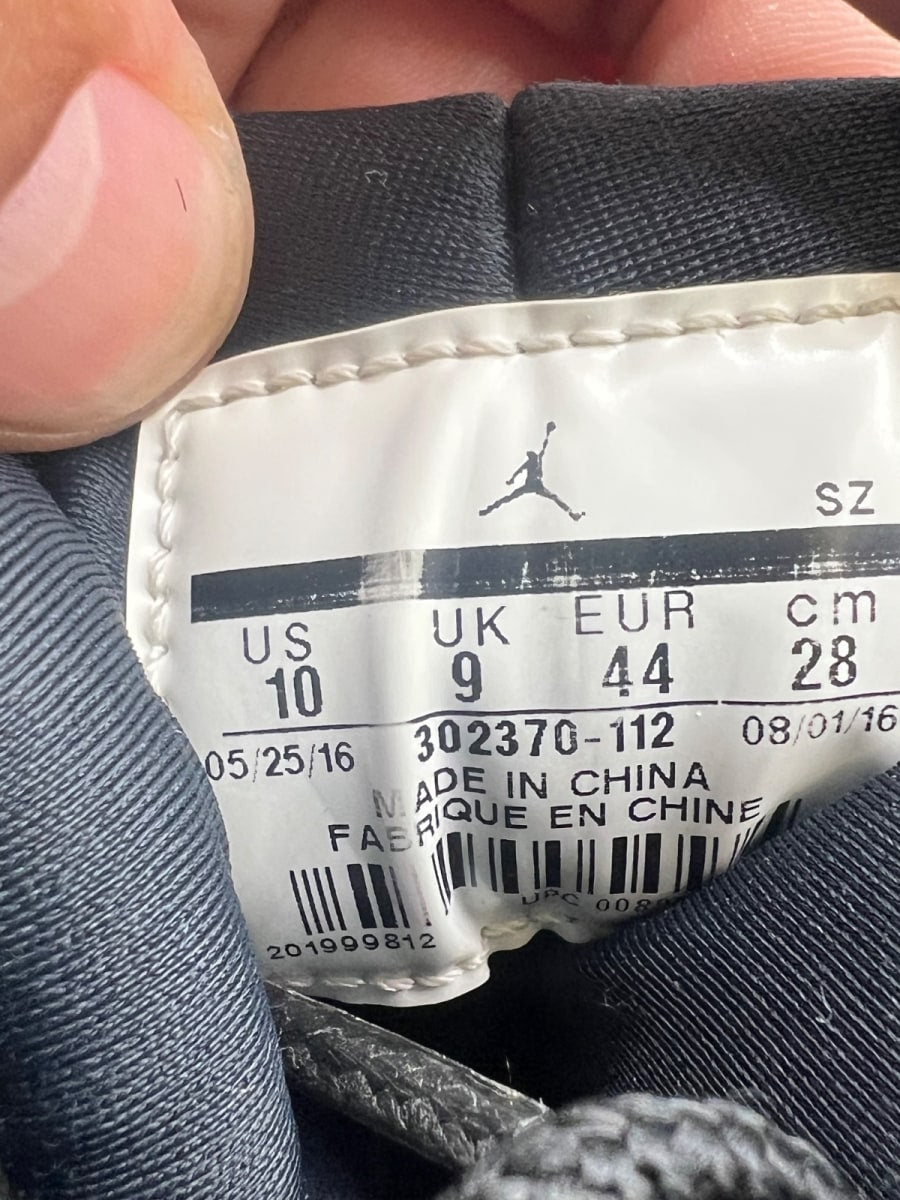 Jordan 9 Retro OG (2016) 10 (Heavily Worn Pre-Owned) - Image 8