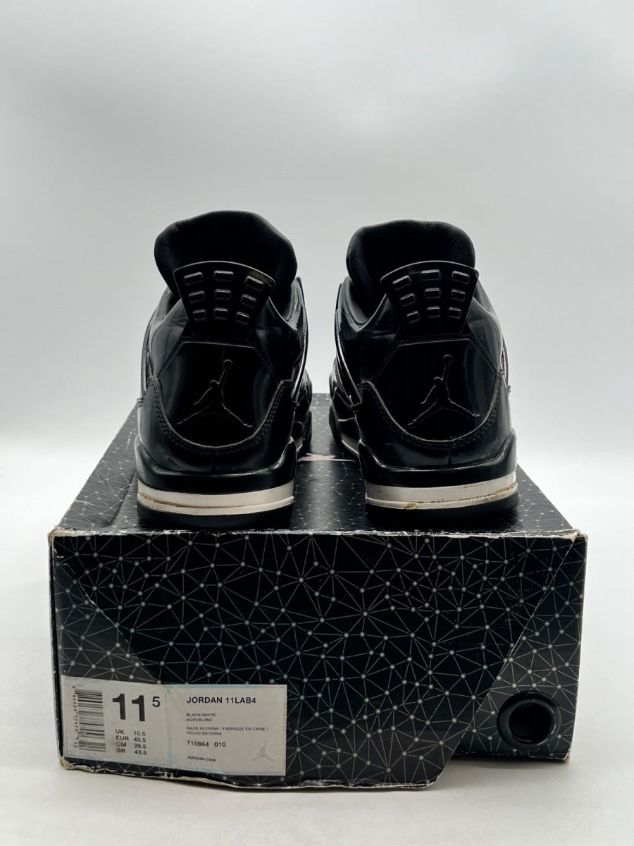 Jordan 4 Retro 11Lab4 Black 11.5 (Heavily Worn Pre-Owned)JordanBlack/White - Image 3