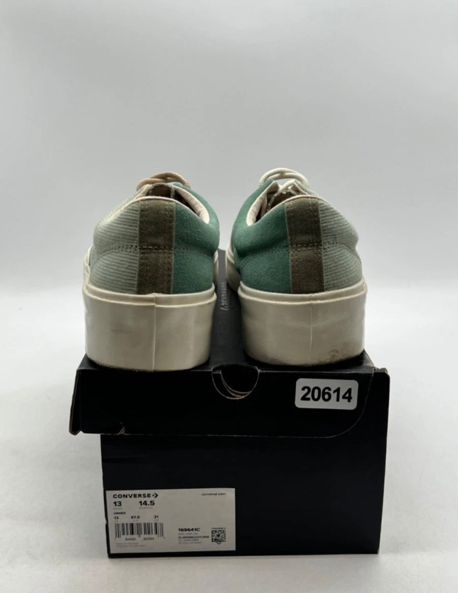 Converse Skidgrip Ox Oil Green 13 (Moderately Worn Pre-Owned)ConverseOil Green/Malachite Green - Image 3