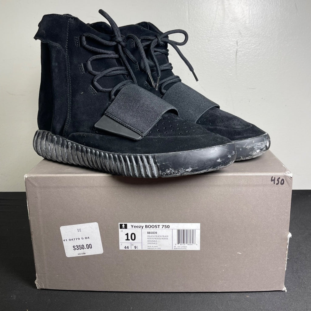 adidas Yeezy Boost 750 Triple Black (Size 10) - Image 1