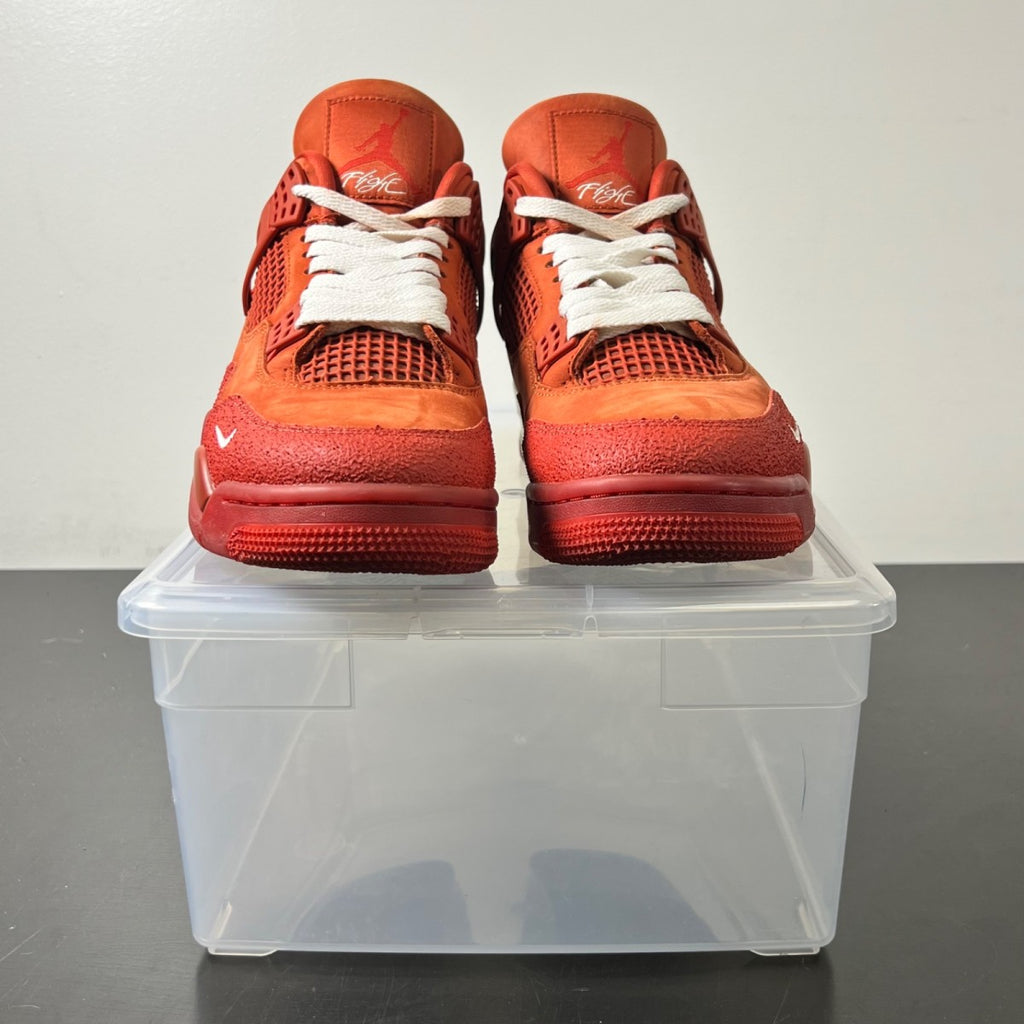 Air Jordan 4 Retro OG SP Nigel Sylvester Brick by Brick 9 (Lightly Worn Pre-Owned)JordanFirewood Orange/Sail-Cinnabar - Image 2