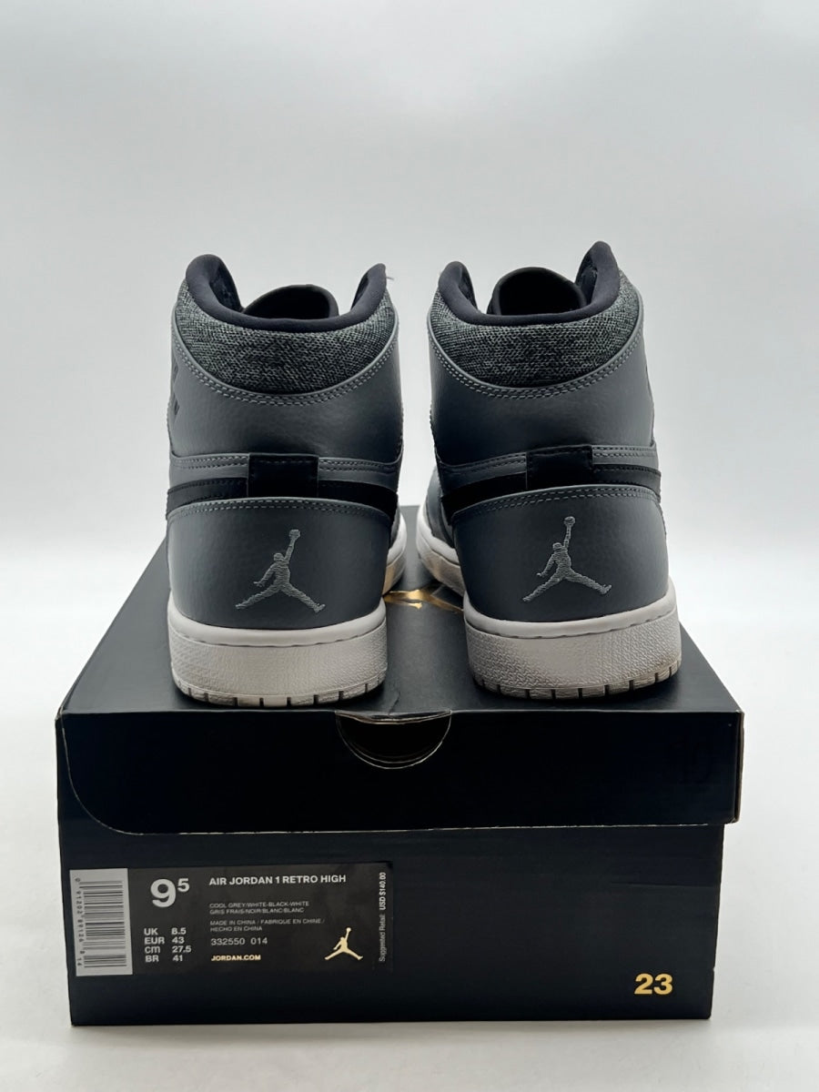 Jordan 1 Retro Rare Air Patch 9.5 (Moderately Worn Pre-Owned)JordanBlack/Gym Red-Black-White - Image 5