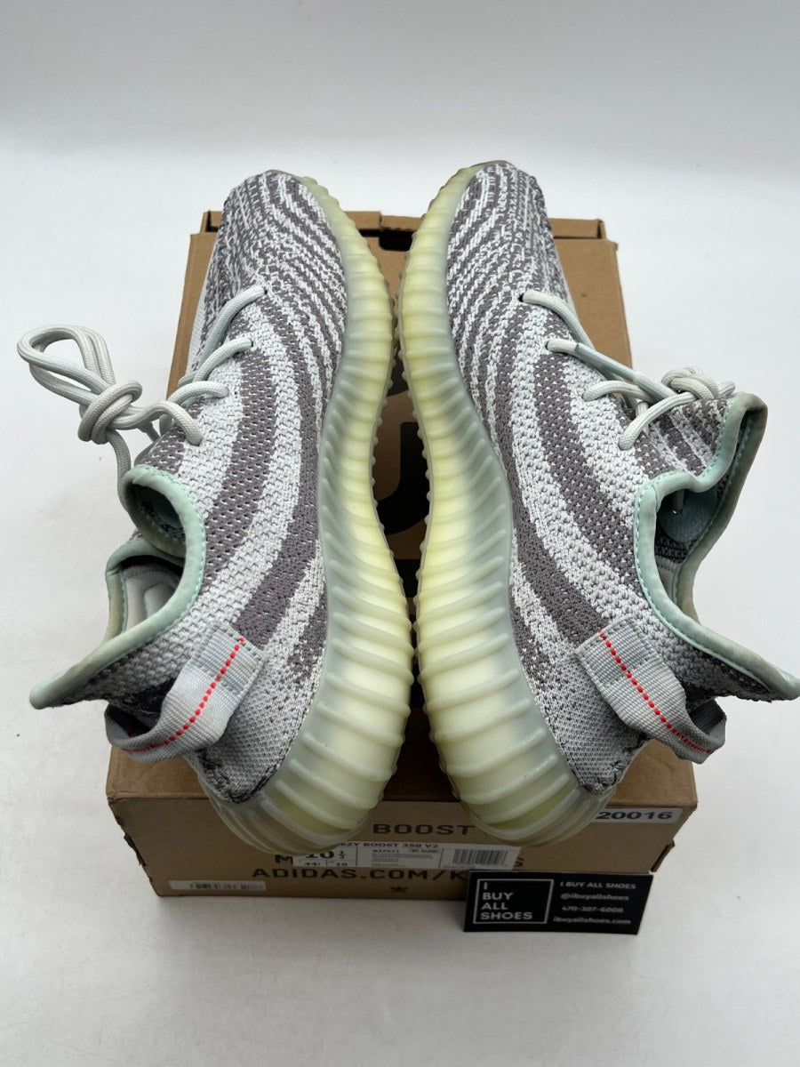 adidas Yeezy Boost 350 V2 Blue Tint 10.5 (Lightly Worn Pre-Owned) - Image 7