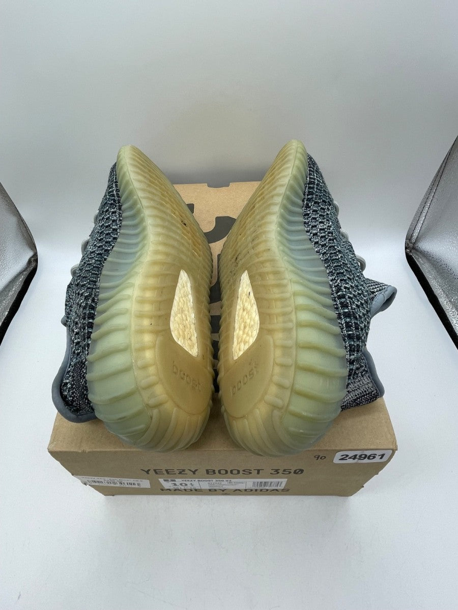 adidas Yeezy Boost 350 V2 Ash Blue 10.5 (Moderately Worn Pre-Owned)adidasAsh Blue/Ash Blue/Ash Blue - Image 6
