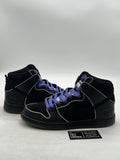 Nike SB Dunk High Black Purple Box 10.5 (Moderately Worn Pre-Owned) - Image 1