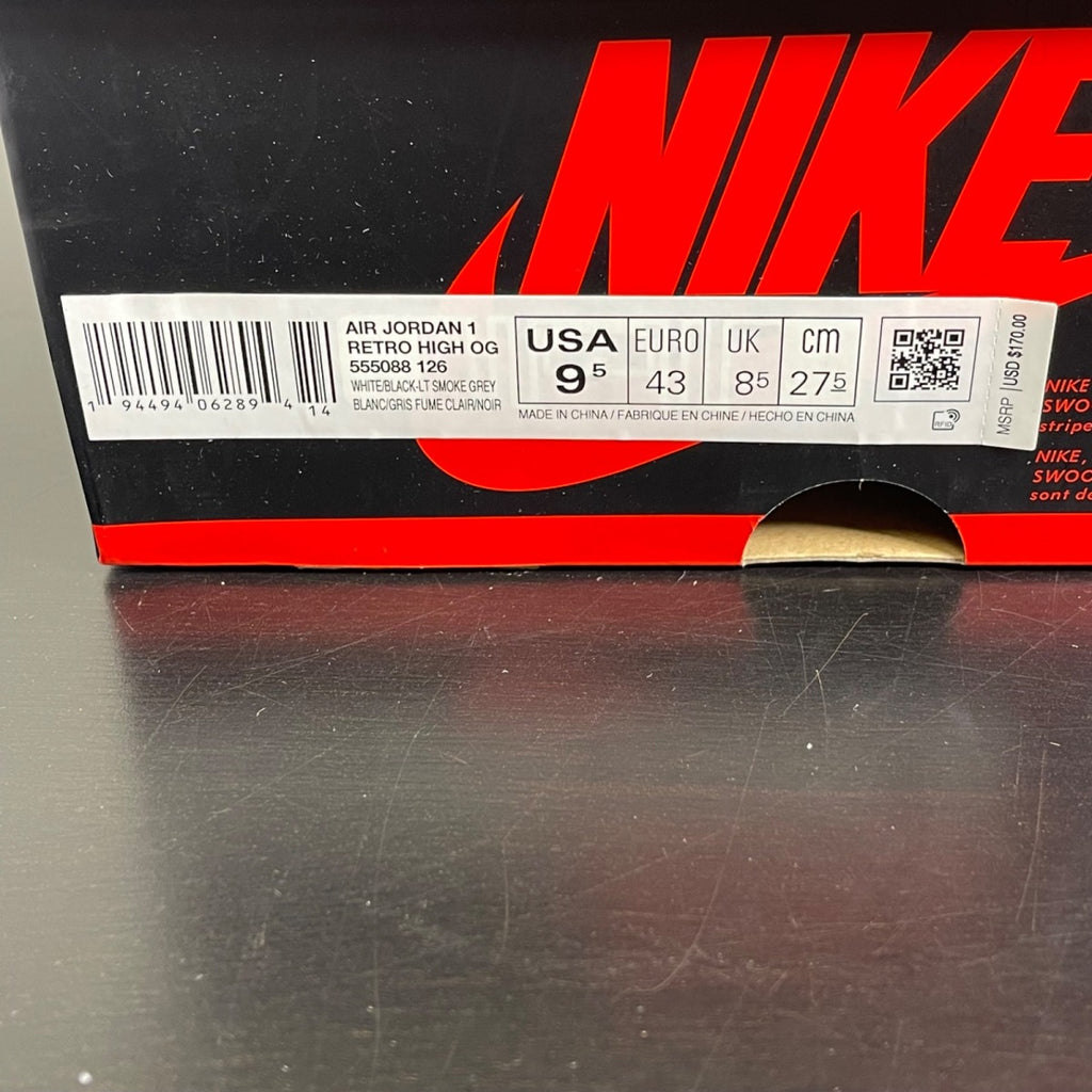 Jordan 1 Retro High Light Smoke Grey (Size 9.5) - Image 7