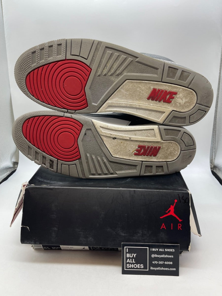 Jordan 3 Retro Black Cement (2018) 14 (Heavily Worn Pre-Owned) - Image 7