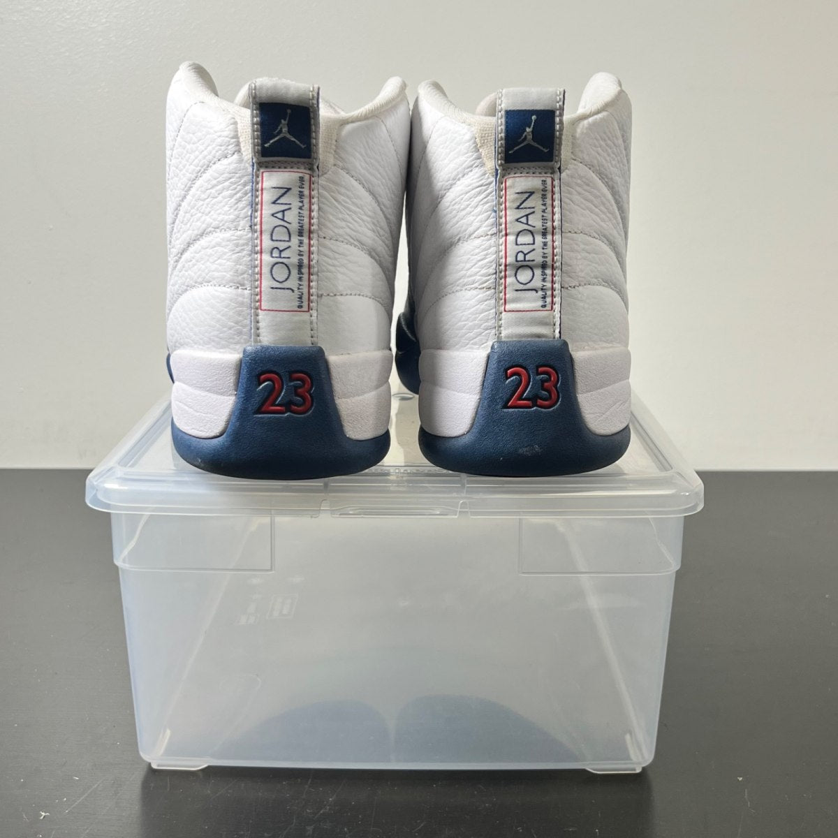 Jordan 12 Retro French Blue (2016) 11.5 (Moderately Worn Pre-Owned)JordanWhite/French Blue-Metallic Silver-Varsity Red - Image 6