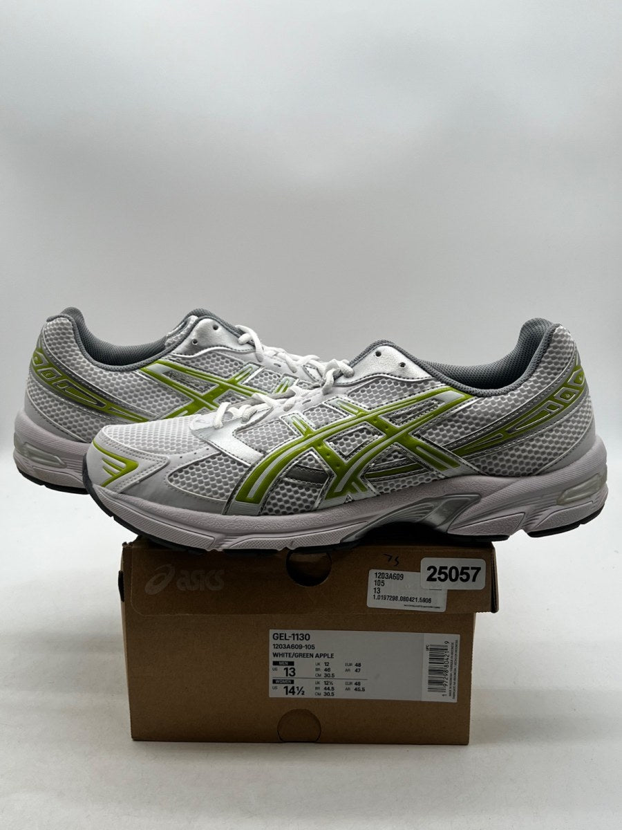 ASICS Gel-1130 White Green Apple 13 (Lightly Worn Pre-Owned)ASICSWhite/Green Apple - Image 1