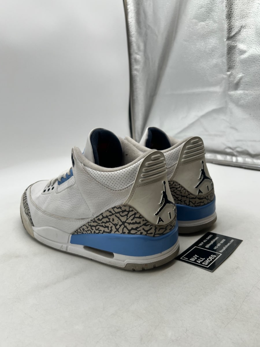 Jordan 3 Retro UNC (2020) 11 (Heavily Worn Pre-Owned) - Image 4