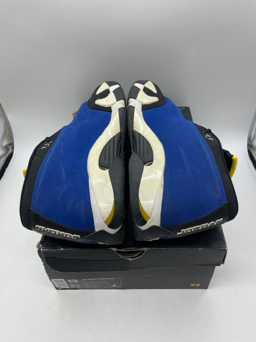 Jordan 14 Retro Low Laney (2015) 13 (Moderately Worn Pre-Owned) - Image 6