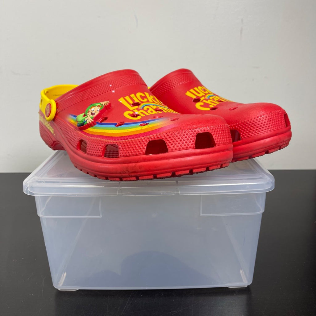 Crocs Classic Clog Lucky Charms Magically Delicious 11 (Moderately Worn Pre-Owned)CrocsRed - Image 1