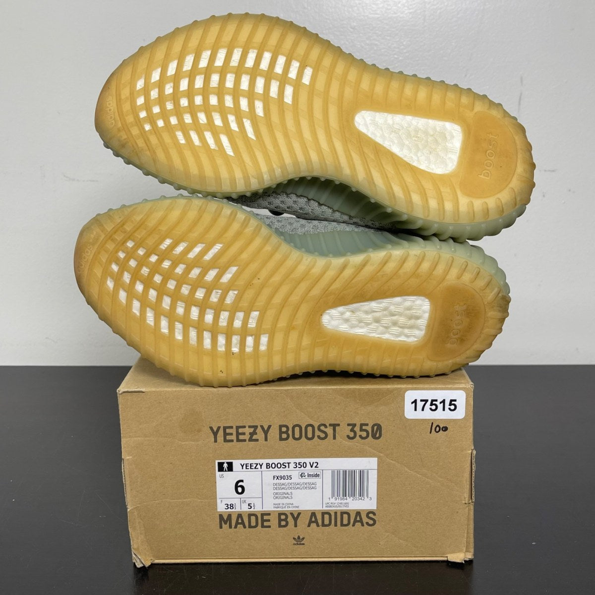 adidas Yeezy Boost 350 V2 Desert Sage 6 (Moderately Worn Pre-Owned)adidasDesert Sage/Desert Sage/Desert Sage - Image 5