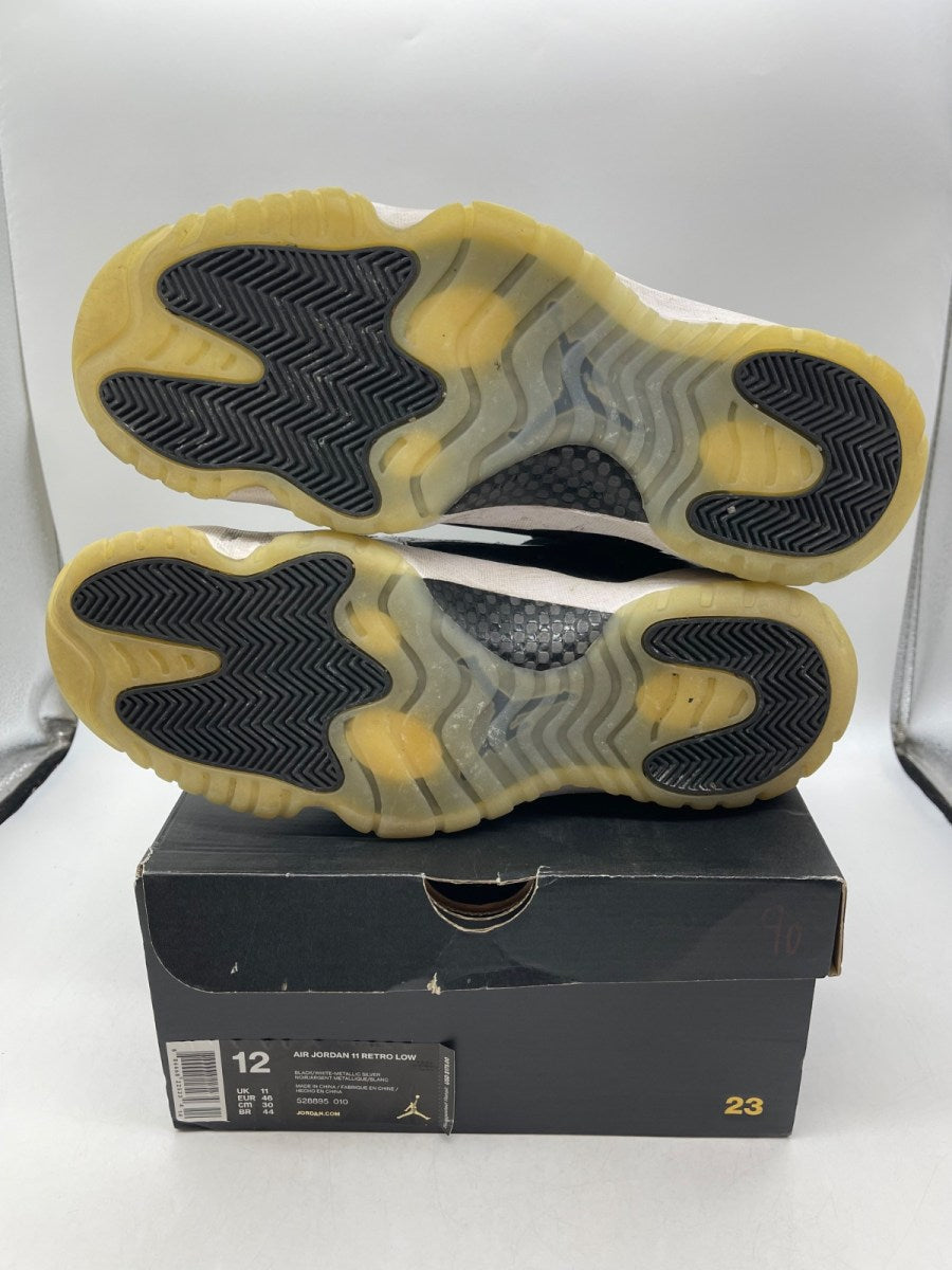 Jordan 11 Retro Low Barons 12 (Moderately Worn Pre-Owned) - Image 7