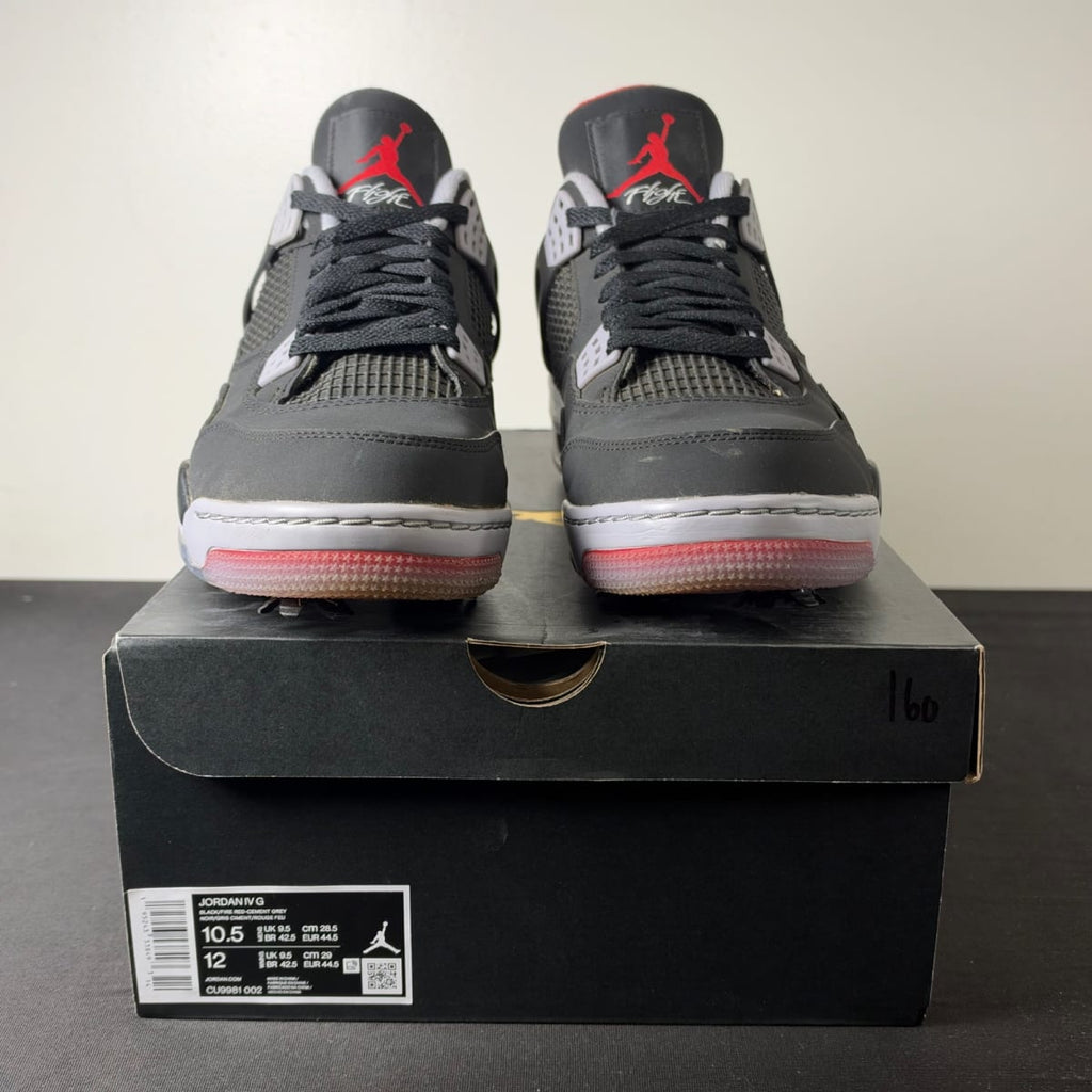 Jordan 4 Retro Golf Bred (Size 10.5) - aux