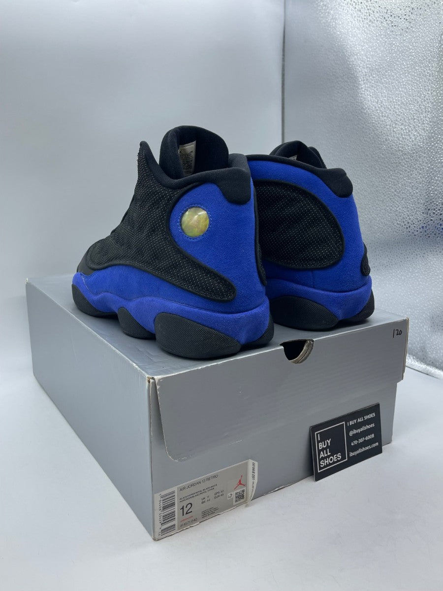 Jordan 13 Retro Black Hyper Royal 12 (Moderately Worn Pre-Owned) - Image 4