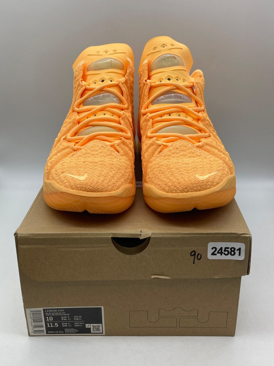 Nike LeBron 18 Melon Tint 10 (Moderately Worn Pre-Owned)NikeMelon Tint/Melon Tint - Image 2