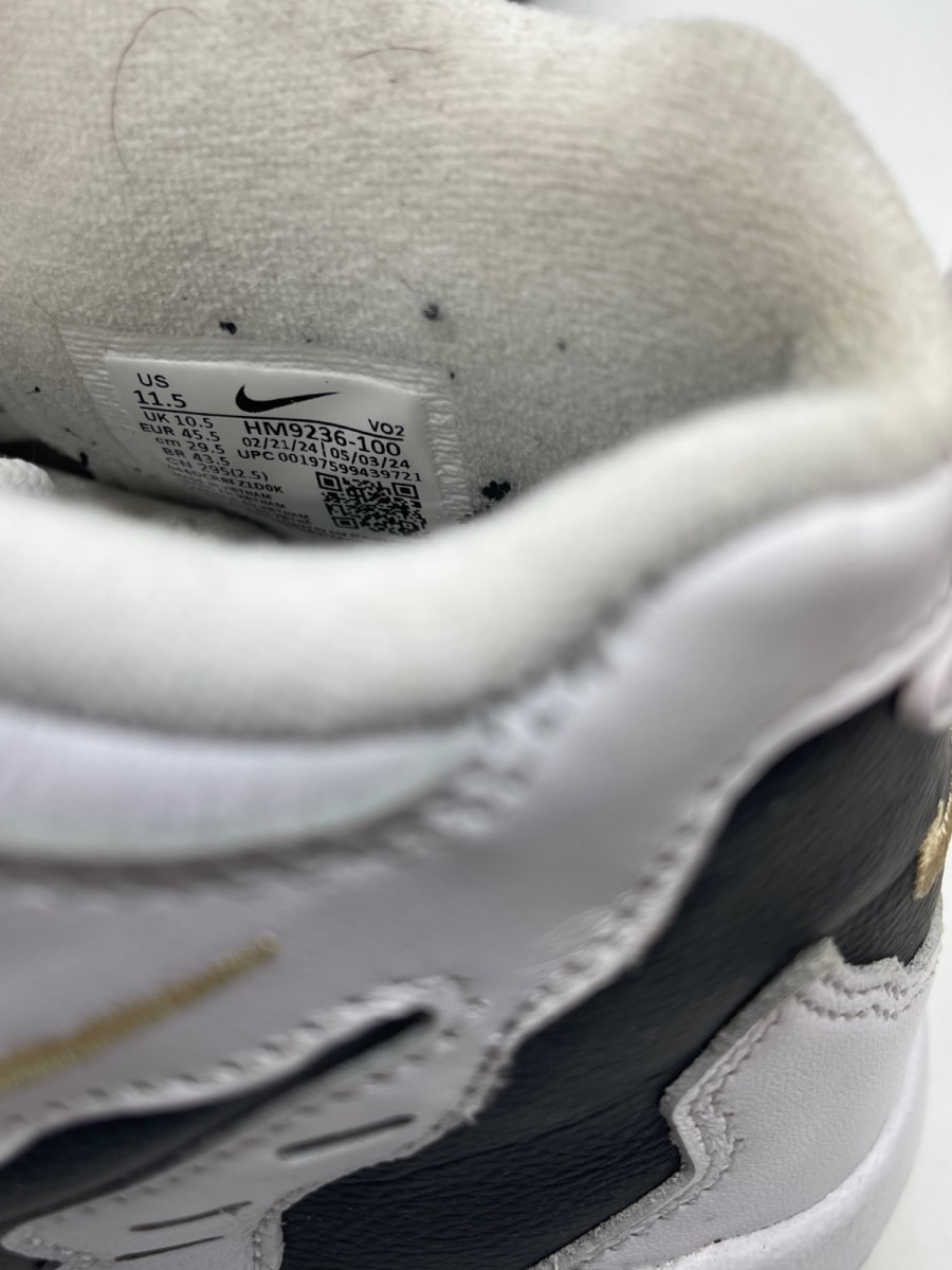Nike Air DT Max '96 Colorado Away White Black 11.5 (Moderately Worn Pre-Owned)NikeWhite/Black/Vegas Gold - Image 8