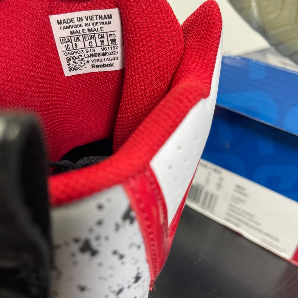Reebok Kamikaze II Trailblazers 10 (Moderately Worn Pre-Owned)ReebokWhite/Black/Red - Image 6