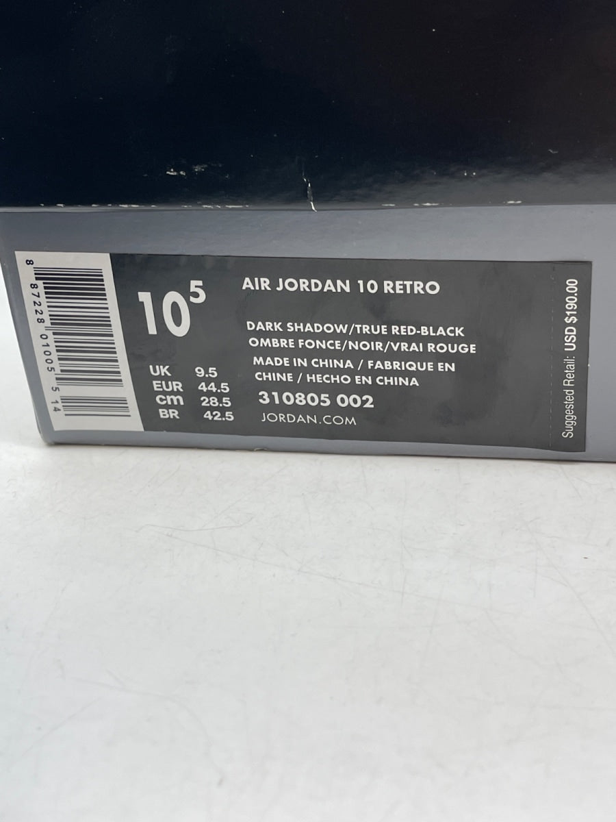 Jordan 10 Retro Shadow (2018) 10.5 (Moderately Worn Pre-Owned) - Image 9