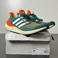 adidas Ultra 4D Miami Hurricanes 14 (Lightly Worn Pre-Owned)adidasCollegiate Green/Footwear White/Collegiate Orange - Image 1