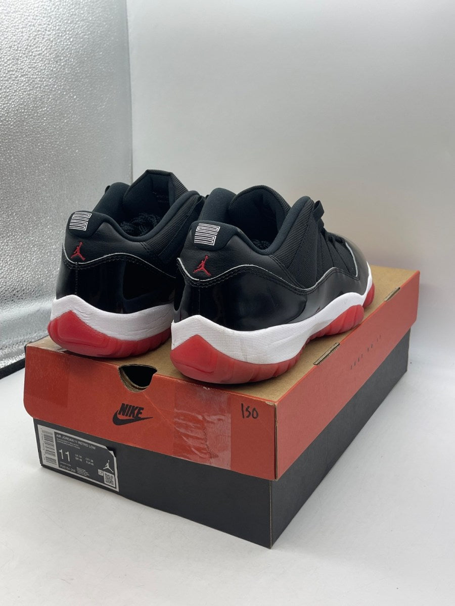 Jordan 11 Retro Low Bred (2025) 11 (Moderately Worn Pre-Owned)JordanBlack/White-Varsity Red - Image 5