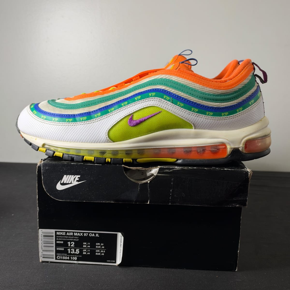 Nike Air Max 97 London Summer of Love (Size 12) - aux
