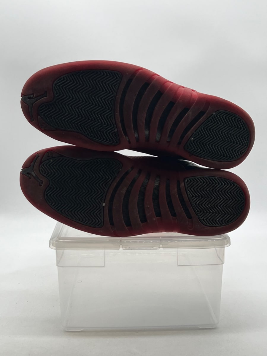 Jordan 12 Retro Flu Game (2025) 12 (Moderately Worn Pre-Owned)JordanBlack/Varsity Red - Image 7